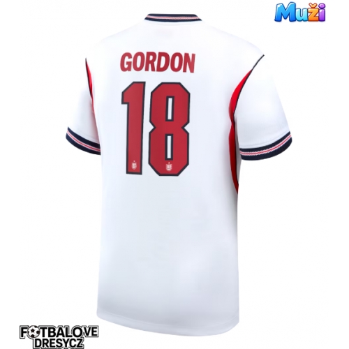 Anglie Anthony Gordon #18 Domácí Dres MS 2026 Krátký Rukáv Anglie Anthony Gordon #18 Domácí Dres MS 2026 Krátký Rukáv